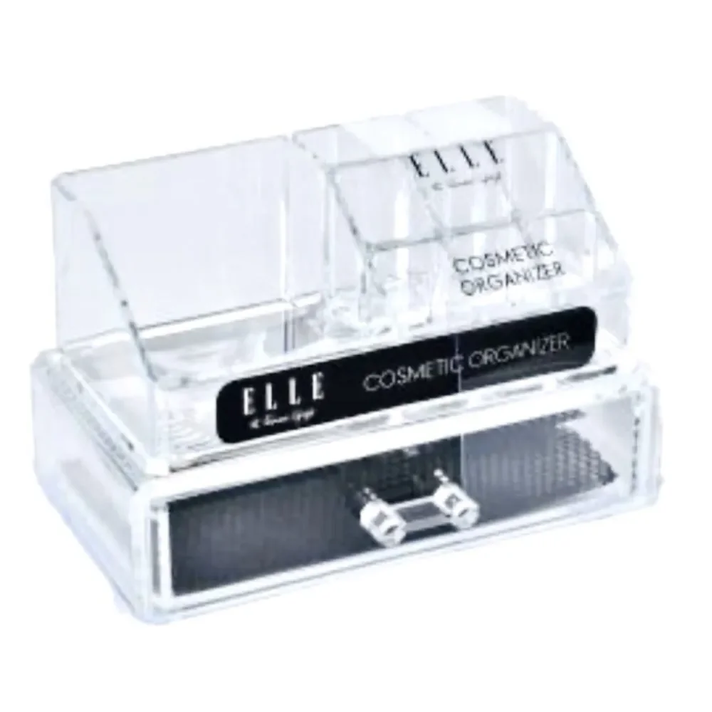 Elle 10 Compartment 2 Tier Cosmetic Organizer